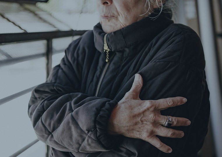 woman in jacket in winter - Winter healthcare